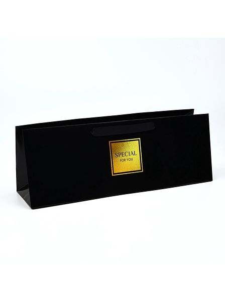 Пакет под бутылку горизонтальный " Для тебя " 36*10*13 см арт. 10494598