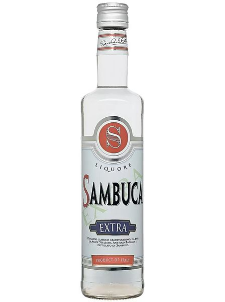 Ликер крепкий "Полини. Самбука Экстра" 0,5л
