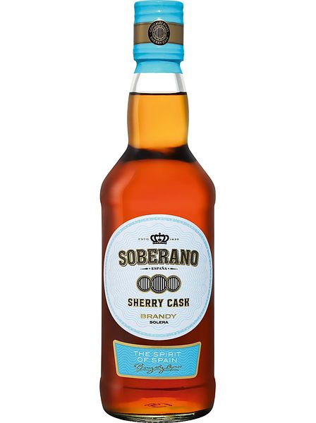 Хересный бренди "Соберано. Солера" 2018, 0,5л