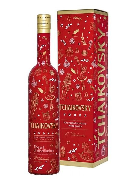 Водка "Чайковский" 0,5л в п/у