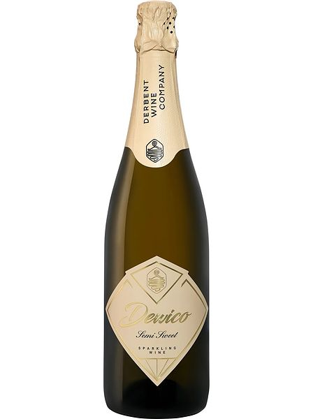 Вино игристое полусладкое белое "Девико", 2023, 0,75л