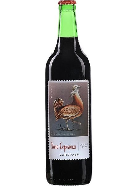 Вино сухое красное "Дача Сердюка. Саперави", 2023, 0,250мл