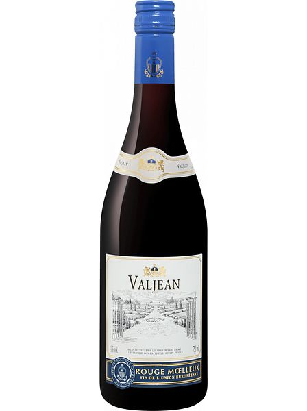 Вино полусладкое красное "Вальжан" 2021, 0,75л