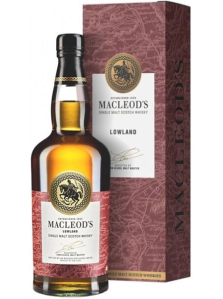 Виски шотландский "Маклеодс. Лоуленд Сингл Молт" односолодовый 0,7л в п/у