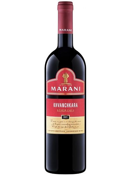 Вино полусладкое красное "Марани. Хванчкара", 2024, 0,75л