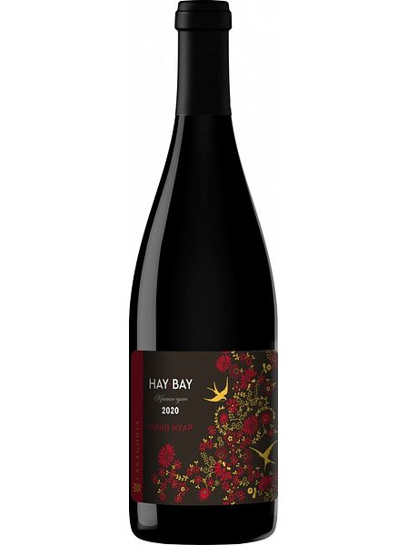 Российское вино сухое красное "Хай Бей. Пино Нуар" ЗГУ, 2020, 0,75л