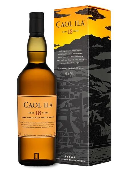 Виски шотландский "Каол Айла 18 лет" односолодовый 0,7л в п/у