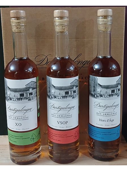 Арманьяк "Дартигалон" VSOP 0,2л (набор из 3-х штук)