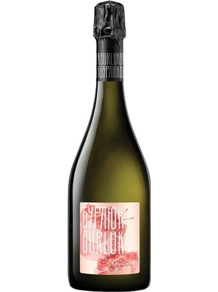 Вино игристое брют белое "Бурлюк. Мускат", 2024, 0,75л
