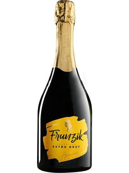 Вино игристое экстра брют белое "Фрунзик" 2021, 0,75л