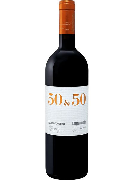 Вино сухое красное "50&50" IGT 2020, 0,75л