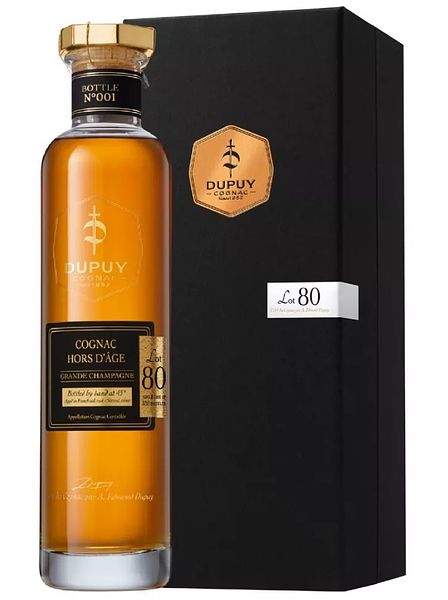 Коньяк "Дюпюи. Лот 80" Hors d'age, 0,7л в п/у
