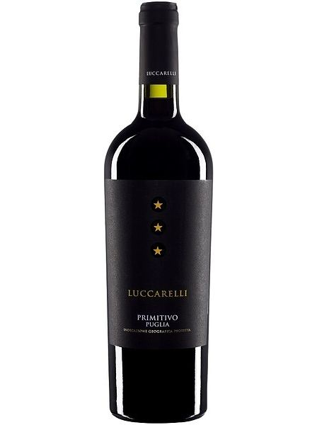 Вино полусухое красное "Луккарелли. Примитиво" IGP, 2024, 0,75л