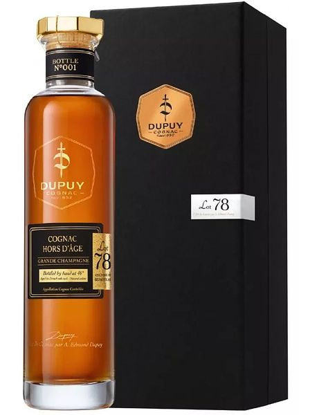 Коньяк "Дюпюи. Лот 78" Hors d'age, 0,7л в п/у