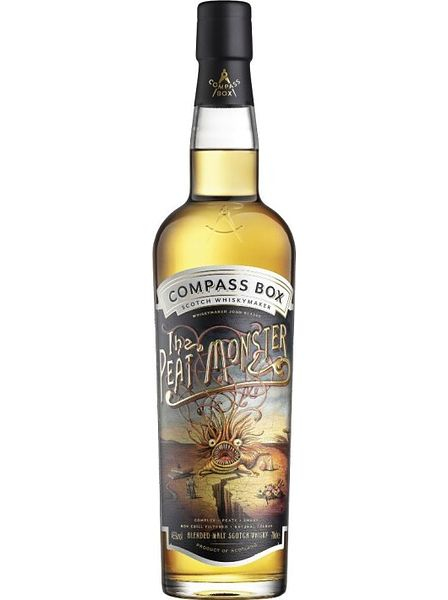 Виски шотландский "Компас Бокс. Пит Монстер" купажированный 0,7л
