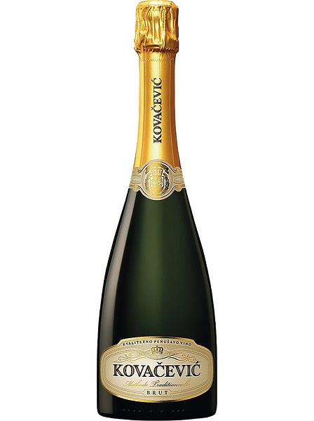 Вино игристое брют белое "Ковачевич" 2011, 0,75л
