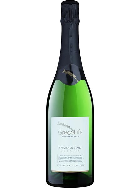 Вино игристое экстра брют белое "ГринЛайф. Совиньон Блан. Баблс" WO 2025, 0,75л