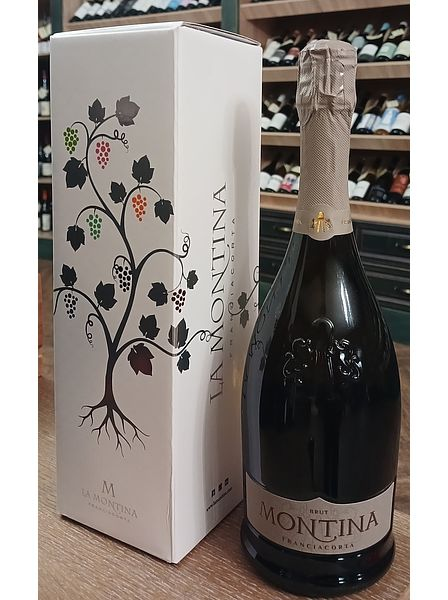 Вино игристое брют белое "Монтина. Франчакорта. Брют" DOCG 2023. 0,75л в п/у