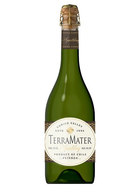 Вино игристое полусладкое белое "ТерраМатер", 2024, 0,75л