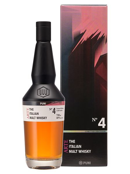 Виски итальянский "Пуни. Арте Лимитед Эдишн" односолодовый 0,7л в п/у