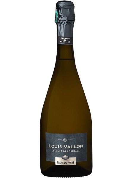 Вино игристое брют белое "Креман де Бордо. Луи Валлон. Блан де Нуар" AOC, 2023, 0,75л