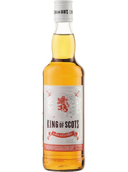 Виски шотландский "Зе Кинг оф Скотс" купажированный 0,5л
