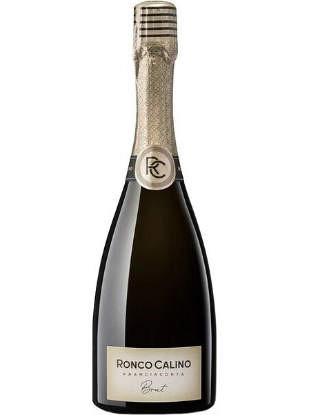 Вино игристое экстра брют белое "Ронко Калино. Франчакорта Брют" DOCG, 2018, 0,75л