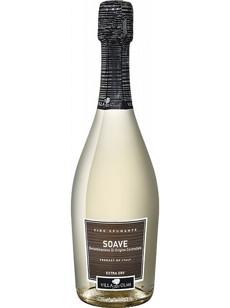 Вино игристое брют белое "Вилла дельи Олми. Соаве. Спуманте Экстра драй" DOC, 0,75л