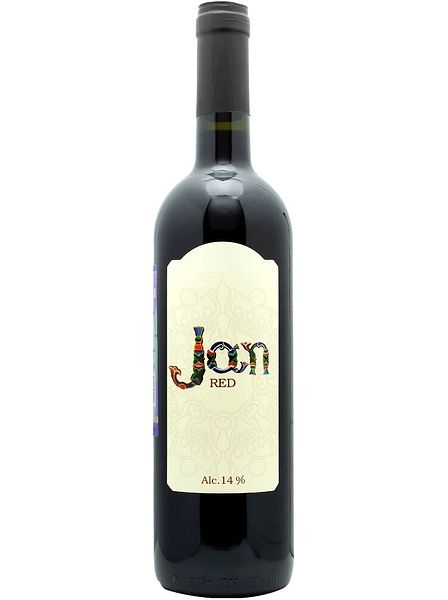 Вино красное сухое "Джан"/"Jan"  Армавир 14%, 0,75л