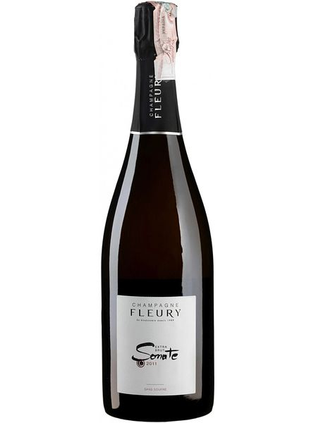 Вино игристое экстра брют белое "Флери. Сонат" 2013, 0,75л