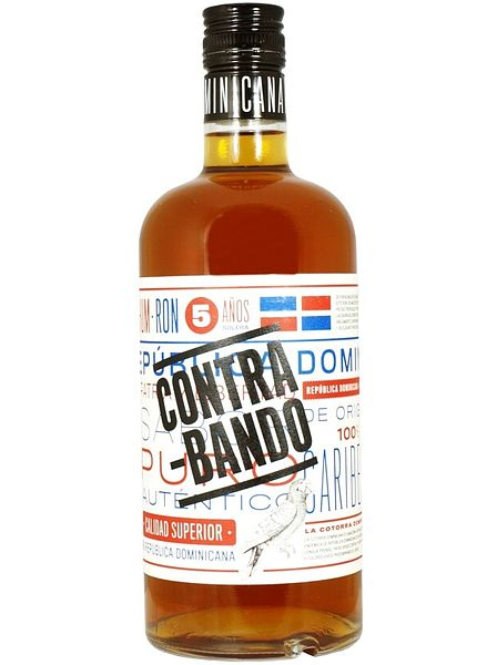 Ром "Контрабандо 5-летний" 0,7л