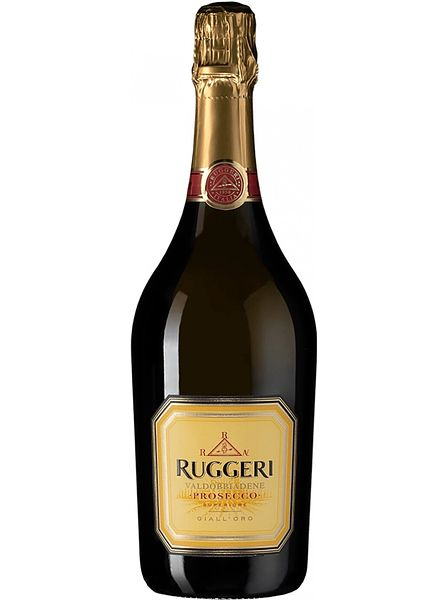 Вино игристое сухое белое "Просекко Супериоре Вальдобьядене. Джаллоро. Руджери" 2022, 0,75л