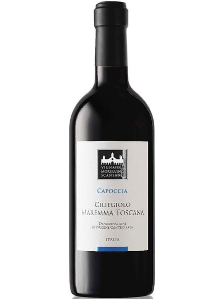 Вино сухое красное "Капочча. Чиледжиоло. Маремма Тоскана" DOC, 2022, 0,75л