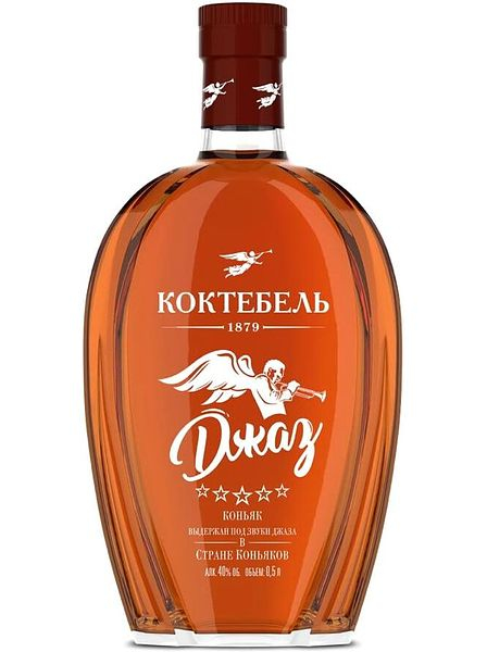 Коньяк российский пятилетний "Коктебель-Джаз" 0,5л