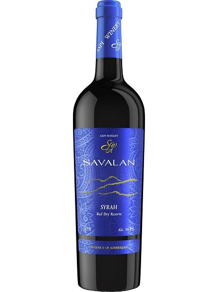 Вино красное сухое "САВАЛАН СИРА РЕЗЕРВ" Долина Савалан 14,5%, 0,75л