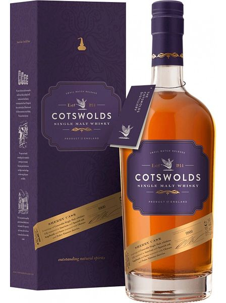 Виски "Котсволдс. Шерри Каск" односолодовый 0,7л в п/у
