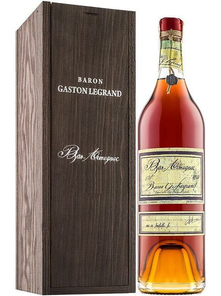 Арманьяк "Барон Г. Легран" 1962, 0,7л в дер.ящике