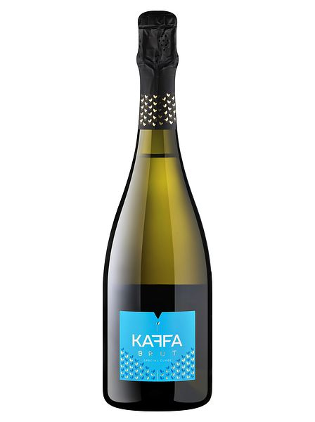 Вино игристое брют белое "Каффа", 2023, 0,75л