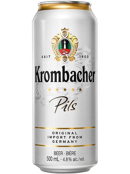 Пиво "Кромбахер Пильс" светлое пастер. фильтр. 0,5 ж/б