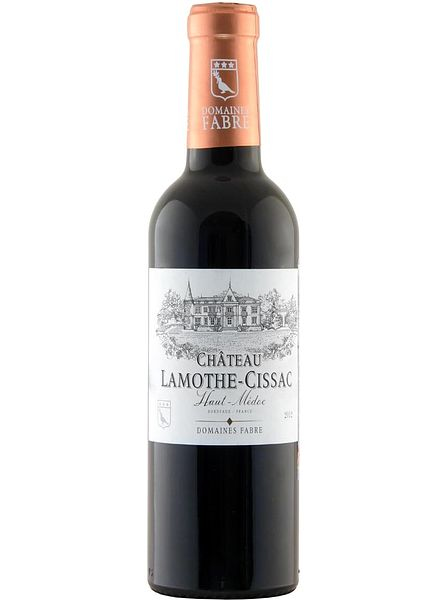 Вино сухое красное "Шато Ламот-Сиссак. Крю Буржуа" 2015, 0,375л