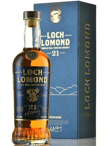 Виски шотландский "Лох Ломонд. Сингл Молт 21 год" односолодовый 0,7л в п/у