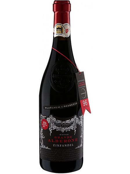 Вино полусухое красное "Гранде Альбероне. Зинфандель" IGT, 2022, 0,75л