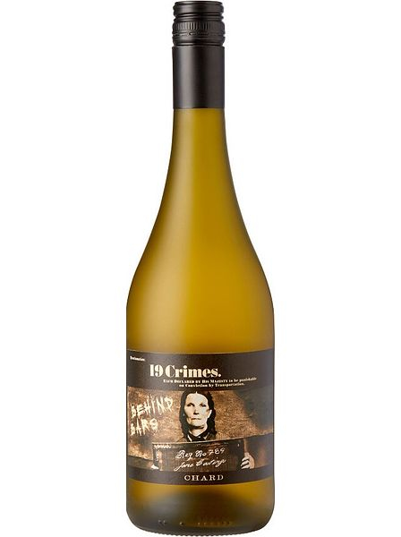 Вино полусухое белое, "19 КРАЙМС. БЕХАЙНД БАРС ШАРД" 2018
