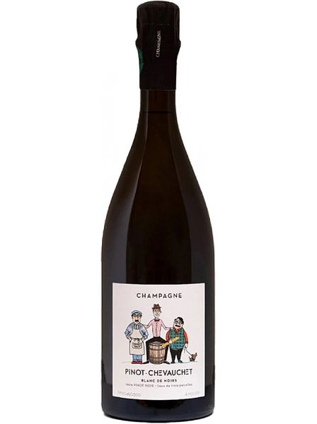 Вино игристое экстра брют белое "Шампань. Пино-Шевоше. Блан де Нуар. Пино Нуар. Экстра Брют" 0,75л