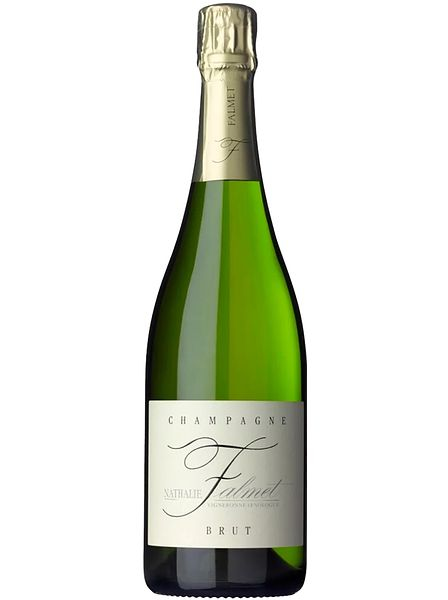 Вино игристое брют белое "Шампань. Натали Фальме. Кюве Брют" 2019, 0,75л