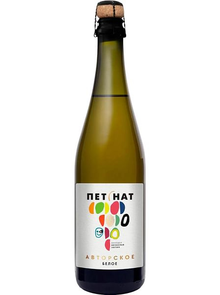 Вино игристое экстра брют белое "Авторское. Петнат" 2024, 0,75л