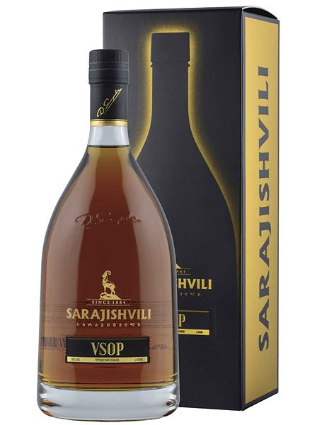 Грузинский коньяк "Сараджишвили" VSОР, 0,5л в п/у