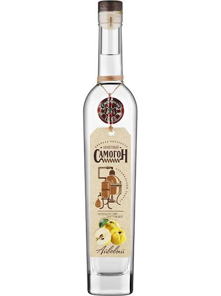 Настойка горькая "Самогон крафтовый. Айвовый" 0,5л