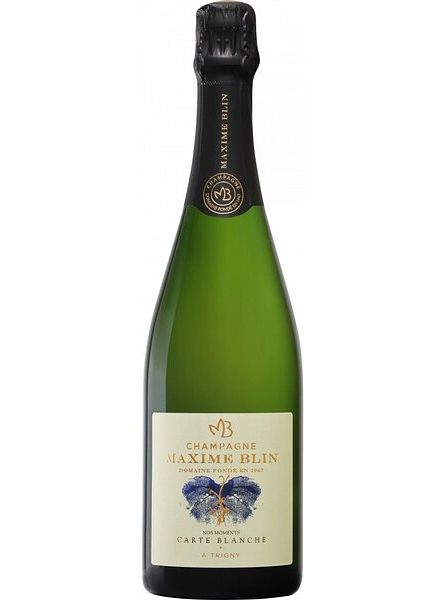 Вино игристое экстра брют белое "Шампань. Максим Блан. Но Моман Карт Бланш", 2019, 0,75л