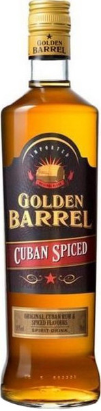 Спиртной напиток Голден Баррел Кубинский Пряный, 0,7 л.